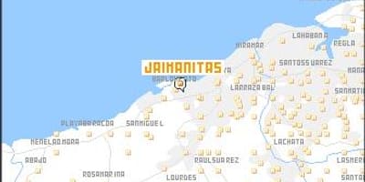 Kart over jaimanitas Cuba